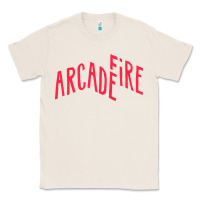 Natural Arcade Fire Classic Tee - linhVisuals