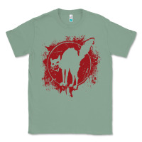 Sage Anarchist Black Cat Classic Tee - linhVisuals