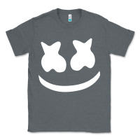 Charcoal Heather mello face Classic Tee - linhVisuals