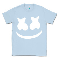Dusty Blue mello face Classic Tee - linhVisuals