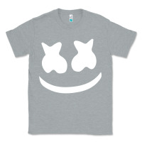 Heather Grey mello face Classic Tee - linhVisuals