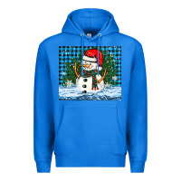 True Royal snowy christmas snowman Premium Hoodie - BarkalooDesign