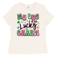 Bone my dog is my lucky charm Ladies Tee - Artiststas