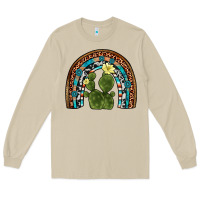 Mushroom cactus gemstone rainbow Long Sleeve Tee - Artiststas