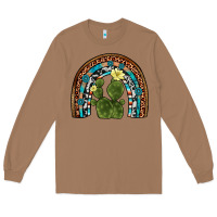 Toasted Coconut cactus gemstone rainbow Long Sleeve Tee - Artiststas