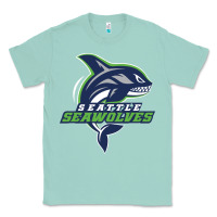 Seafoam seattle seawolves rugby Classic Tee - linhVisuals