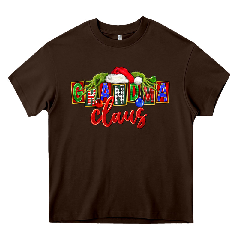 Christmas Grandma Claus Heavy Core Tee by FaDigitalArtStudio | Teevron