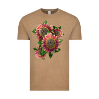 Vintage Coffee 4 crimson blaze sunflower Vintage Tee - LillyAllenDesigns