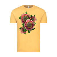 Vintage Mustard 4 crimson blaze sunflower Vintage Tee - LillyAllenDesigns