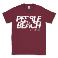 Burgundy pebble beach golf cypress tree Classic Tee - linhVisuals