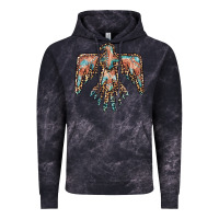 Cloud Black thunderbird leopard leather Vintage Hoodie - BarkalooDesign