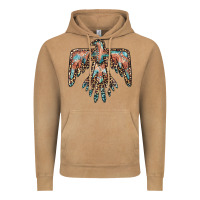 Thunderbird Leopard Leather Vintage Hoodie | Teevron