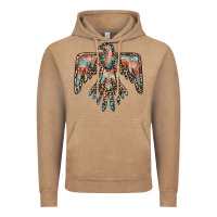 Vintage Coffee thunderbird leopard leather Vintage Hoodie - BarkalooDesign
