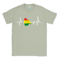 Matcha heartbeat design bolivian flag bolivia Classic Tee - linhVisuals