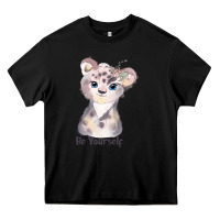 Black tiger cute animals Heavy Core Tee - RanaPortraitStore