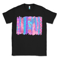 Black Pink Easter Brushstrokes Classic Tee - BundleAndBundleShop