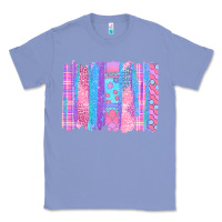 Colony Blue Pink Easter Brushstrokes Classic Tee - BundleAndBundleShop