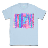Dusty Blue Pink Easter Brushstrokes Classic Tee - BundleAndBundleShop