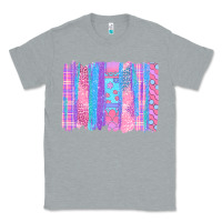 Heather Grey Pink Easter Brushstrokes Classic Tee - BundleAndBundleShop