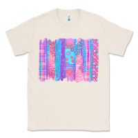 Natural Pink Easter Brushstrokes Classic Tee - BundleAndBundleShop