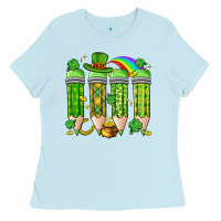 Baby Blue st. patrick's day teacher pencils Ladies Tee - Artiststas