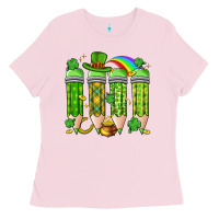 Bubblegum Pink st. patrick's day teacher pencils Ladies Tee - Artiststas