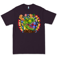 Plum Merry Rexmas Premium Tee - CowhideDigitalArt