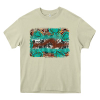 Mossy cowhide gemstone leather background Heavy Core Tee - FaDigitalArtStudio