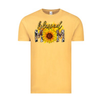 Vintage Mustard blessed mom sunflower Vintage Tee - RacoonDesign