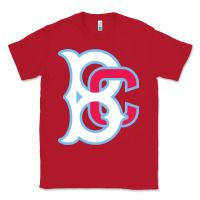 Red brooklyn Classic Tee - linhVisuals