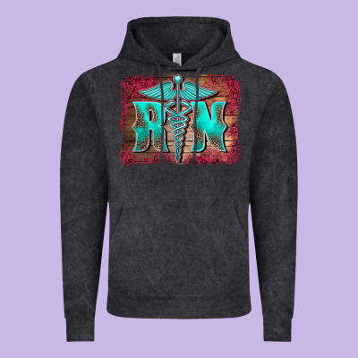 Registered Medical Symbol Nurse Background Vintage Hoodie Designed By Barkaloodesign
