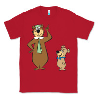 Red Yogi Bear Classic Tee - linhVisuals