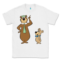 White Yogi Bear Classic Tee - linhVisuals