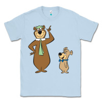 Dusty Blue Yogi Bear Classic Tee - linhVisuals