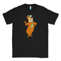 Black Yogi Bear Classic Tee - linhVisuals