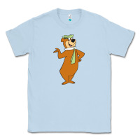 Dusty Blue Yogi Bear Classic Tee - linhVisuals