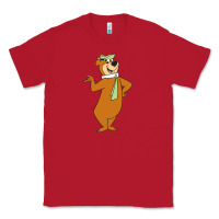 Red Yogi Bear Classic Tee - linhVisuals