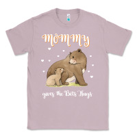 Lilac best mom hugs mama bear cute mother's day Classic Tee - linhVisuals