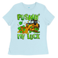 Baby Blue pushin' my luck Ladies Tee - Artiststas
