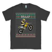 Smoke christmas motorcycle motocross braap dirt bike xmas Classic Tee - linhVisuals