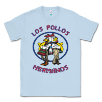 Dusty Blue Los Pollos de Hermanos Classic Tee - linhVisuals