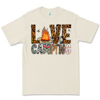 Bone Love Camping Premium Tee - CowhideDigitalArt