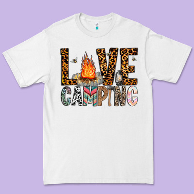 Love Camping Premium Tee Designed By Cowhidedigitalart