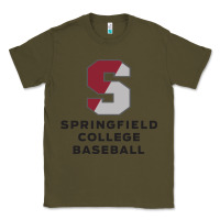 Army Green springfield college Classic Tee - linhVisuals