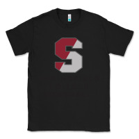 Black springfield college Classic Tee - linhVisuals
