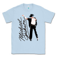 Dusty Blue Michael Jackson Classic Tee - linhVisuals