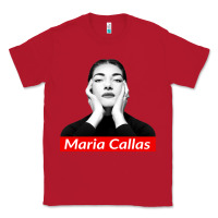 Red Maria Callas Classic Tee - linhVisuals