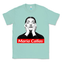 Seafoam Maria Callas Classic Tee - linhVisuals