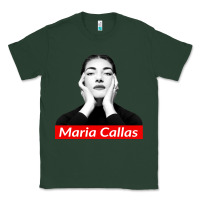 Sports Green Maria Callas Classic Tee - linhVisuals