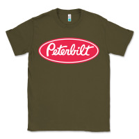 Army Green Peterbilt Classic Tee - linhVisuals